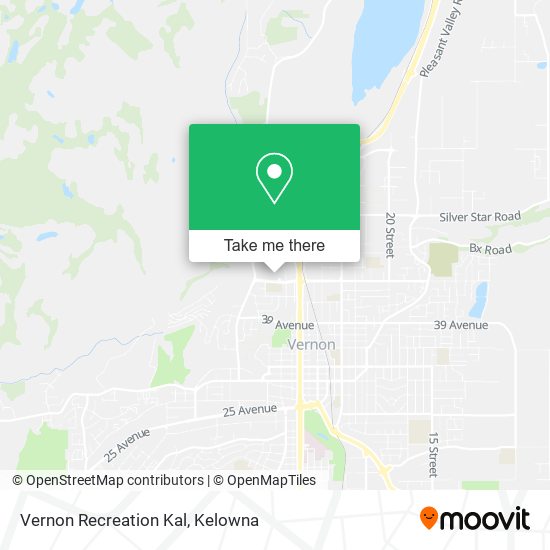 Vernon Recreation Kal map