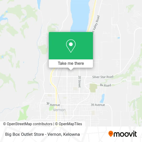 Big Box Outlet Store - Vernon map