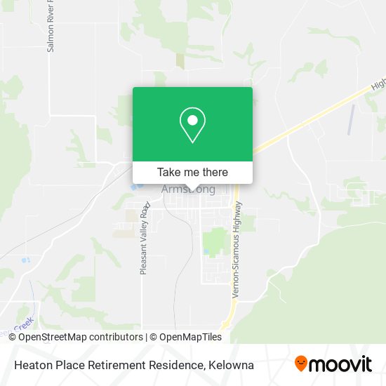 Heaton Place Retirement Residence map