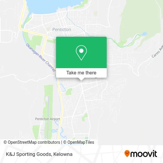 K&J Sporting Goods map