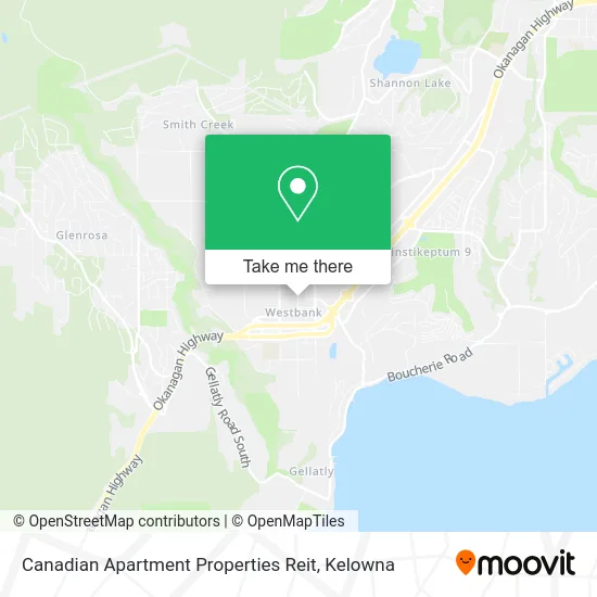 Canadian Apartment Properties Reit map