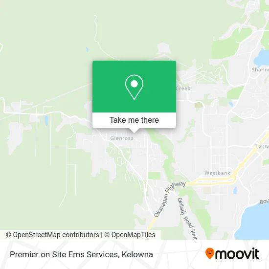 Premier on Site Ems Services map