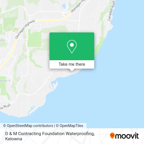 D & M Contracting Foundation Waterproofing map