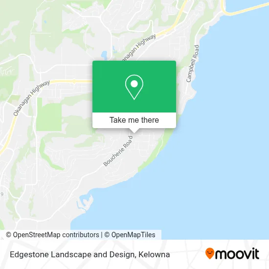 Edgestone Landscape and Design map