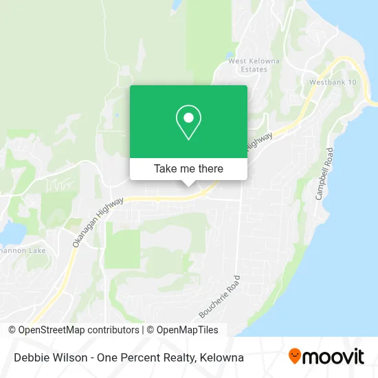 Debbie Wilson - One Percent Realty map