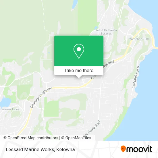 Lessard Marine Works map