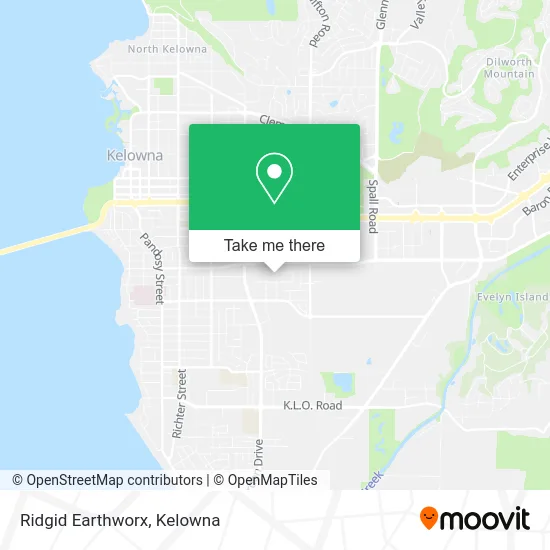 Ridgid Earthworx map