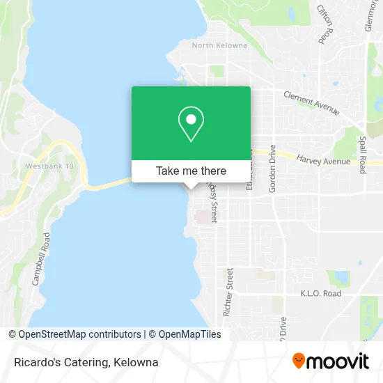 Ricardo's Catering map