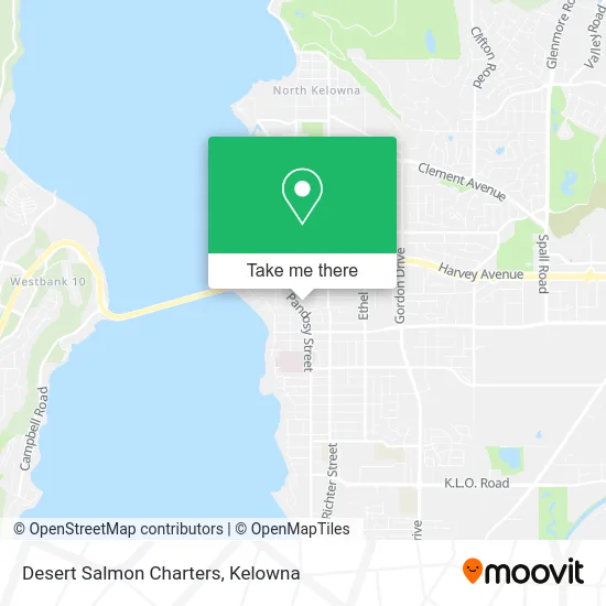 Desert Salmon Charters map