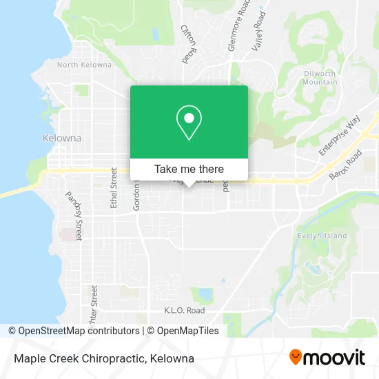 Maple Creek Chiropractic map