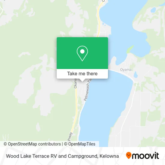 Wood Lake Terrace RV and Campground map