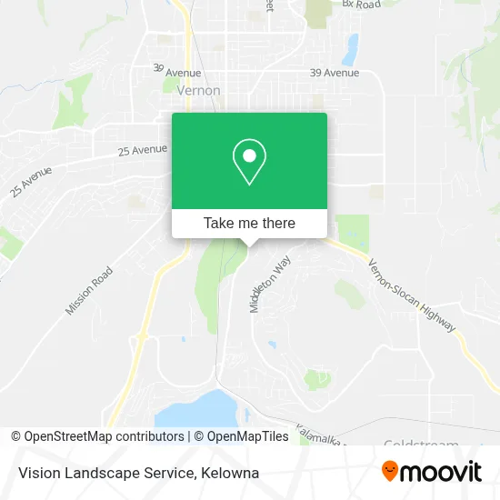 Vision Landscape Service map