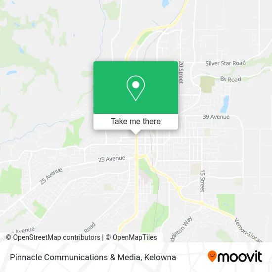 Pinnacle Communications & Media map