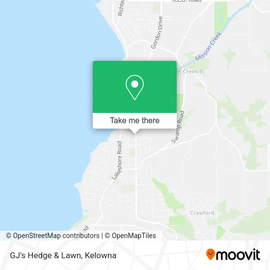 GJ's Hedge & Lawn map