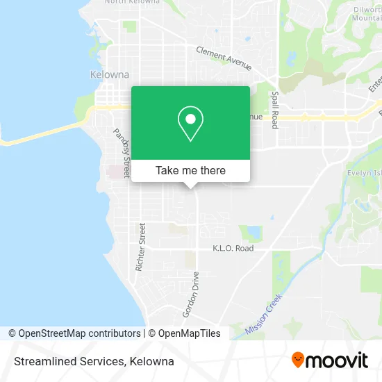 Streamlined Services map