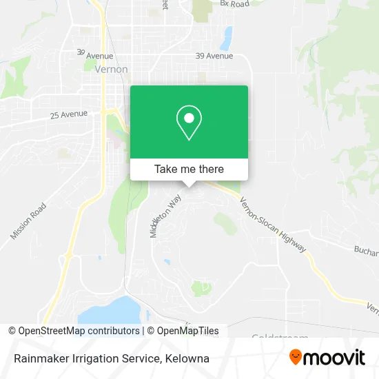Rainmaker Irrigation Service map