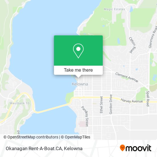 Okanagan Rent-A-Boat.CA map