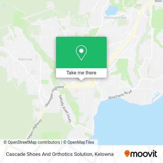 Cascade Shoes And Orthotics Solution map