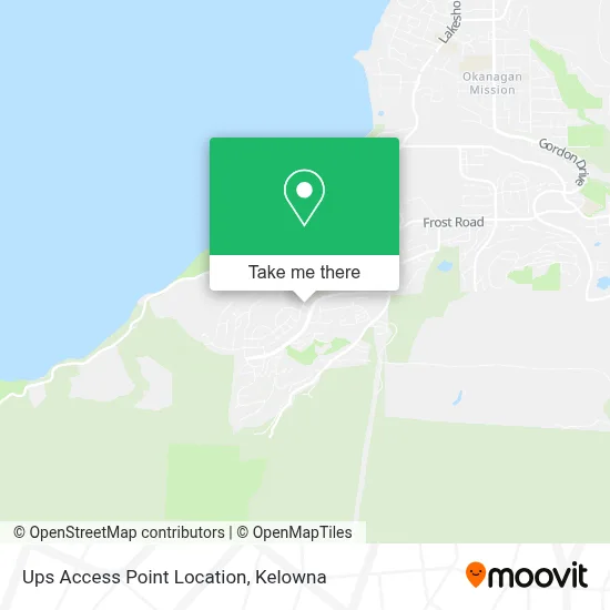 Ups Access Point Location map