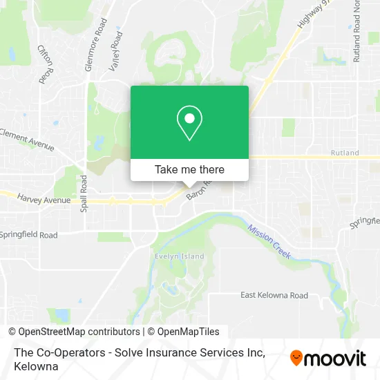 The Co-Operators - Solve Insurance Services Inc map