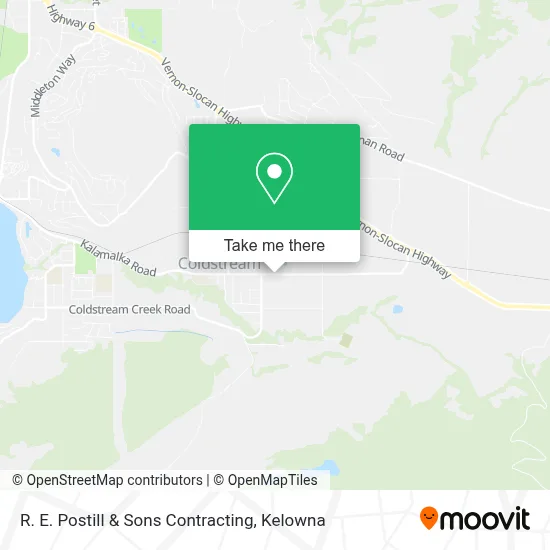R. E. Postill & Sons Contracting map