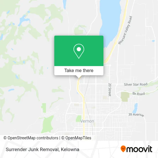Surrender Junk Removal map