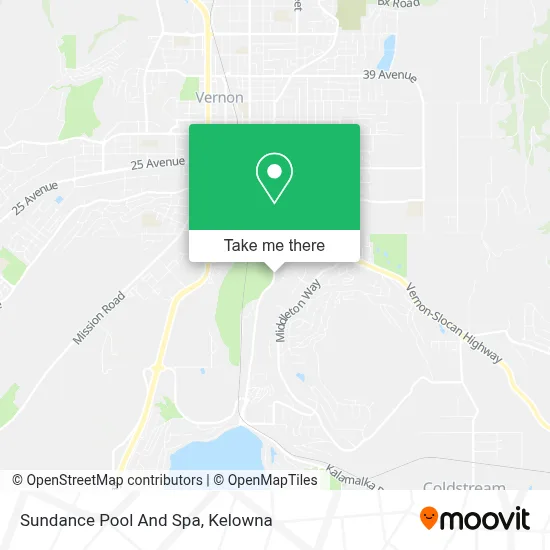 Sundance Pool And Spa map