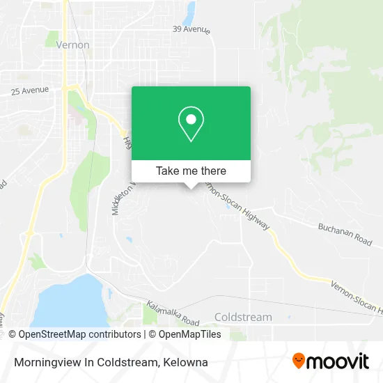 Morningview In Coldstream map