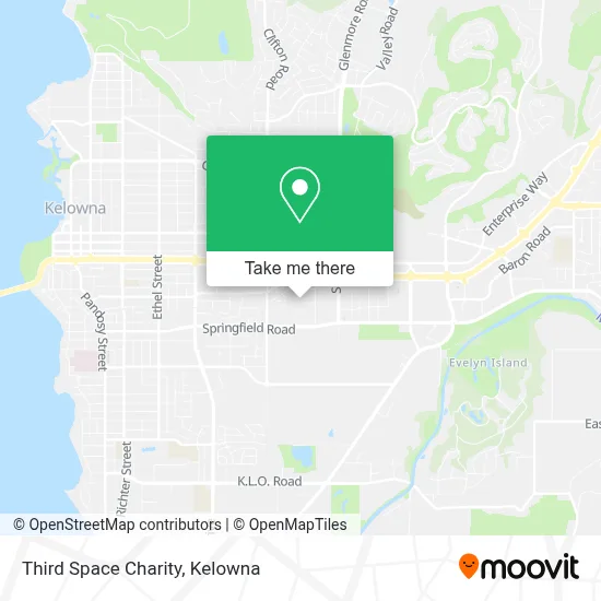 Third Space Charity map