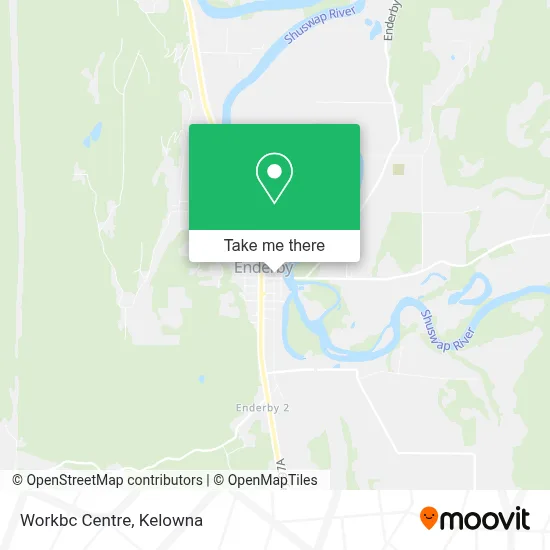 Workbc Centre map