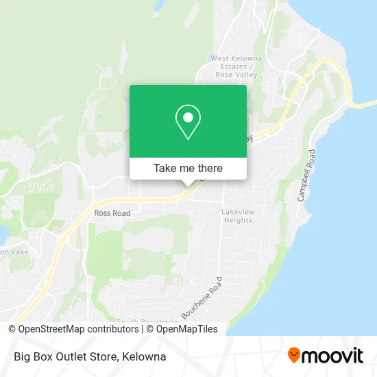 Big Box Outlet Store map