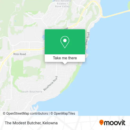 The Modest Butcher map