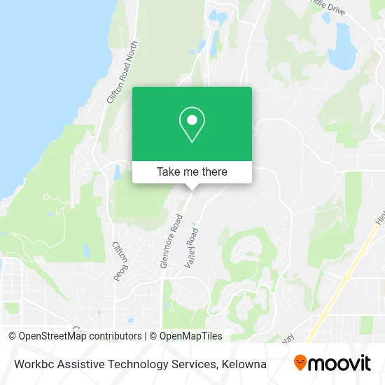 Workbc Assistive Technology Services map