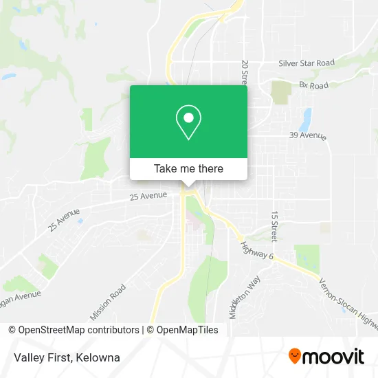 Valley First map