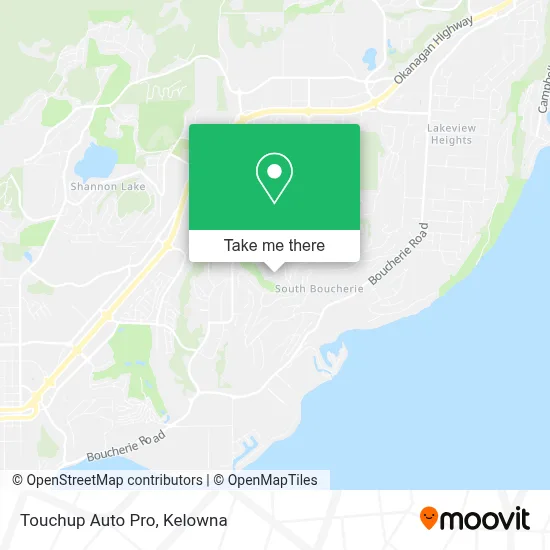 Touchup Auto Pro map