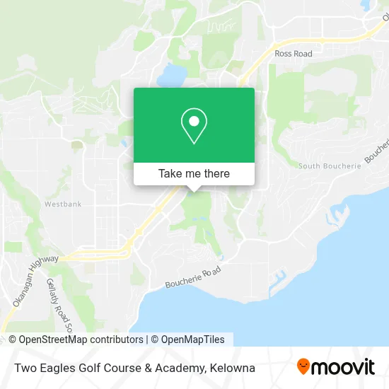 Two Eagles Golf Course & Academy map