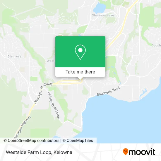 Westside Farm Loop map