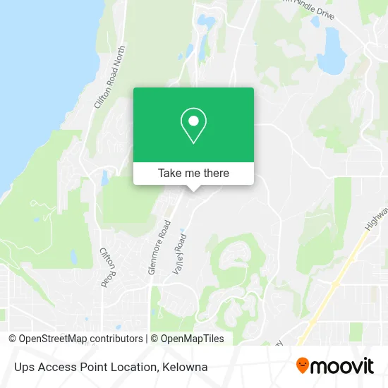 Ups Access Point Location map