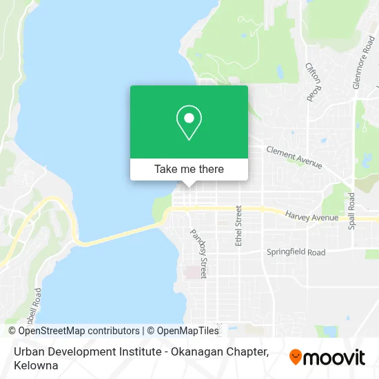 Urban Development Institute - Okanagan Chapter map