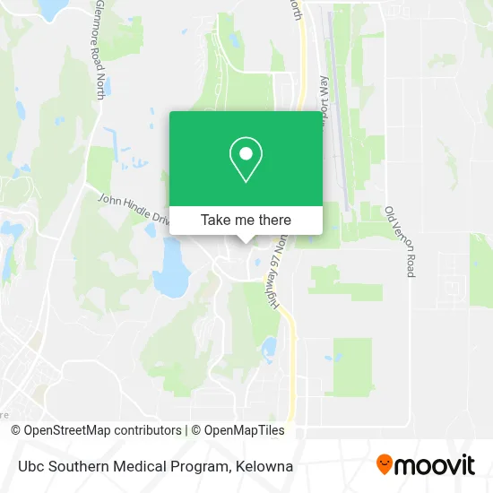 Ubc Southern Medical Program map