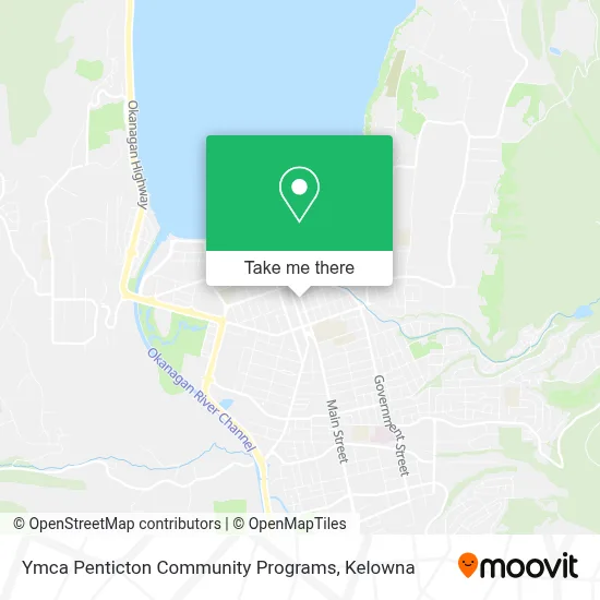 Ymca Penticton Community Programs map