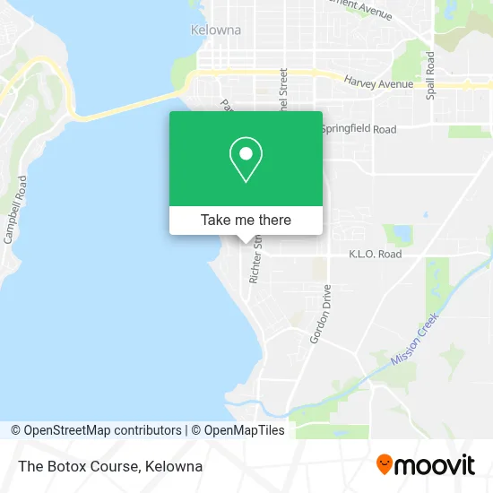 The Botox Course map