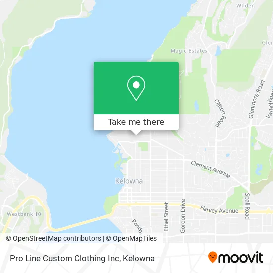 Pro Line Custom Clothing Inc map