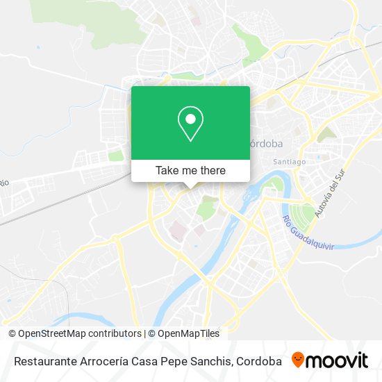 Restaurante Arrocería Casa Pepe Sanchis map