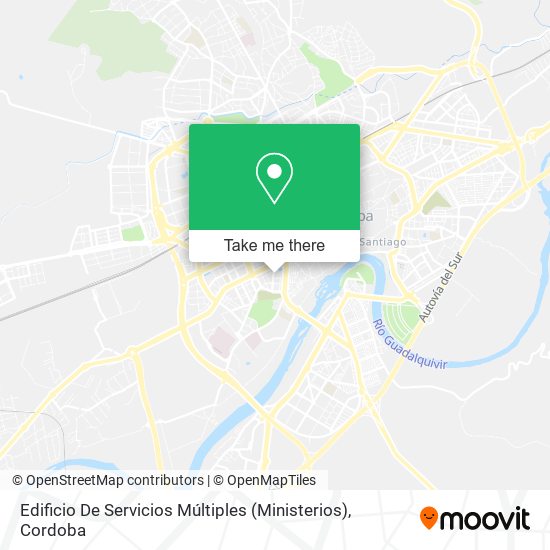 mapa Edificio De Servicios Múltiples (Ministerios)