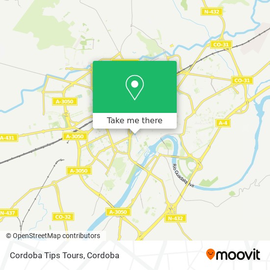 mapa Cordoba Tips Tours