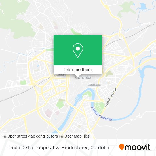 mapa Tienda De La Cooperativa Productores