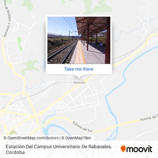 mapa Estación Del Campus Universitario De Rabanales