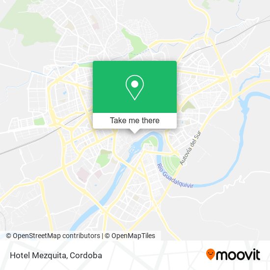 Hotel Mezquita map