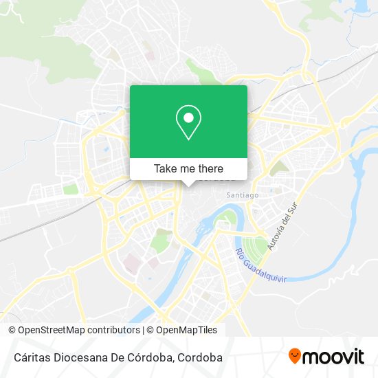 mapa Cáritas Diocesana De Córdoba